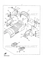 ALTERNATIVE ACCESSOIRE CAROSSERIE pour Yamaha SRX700_OHLINS de 2002