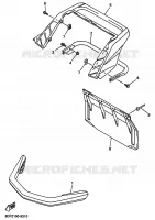 BUMPER pour Yamaha SRX700_OHLINS de 2002