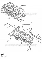 CARTER MOTEUR pour Yamaha SRX700_OHLINS de 2002