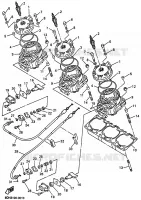 CULASSE pour Yamaha SRX700_OHLINS de 2002
