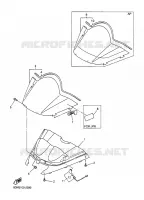PARE BRISE pour Yamaha SRX700_OHLINS de 2002