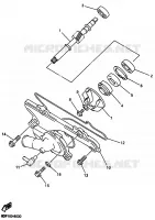 POMPE A EAU pour Yamaha SRX700_OHLINS de 2002