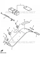 PROTECTION ET BOITE DE RANGEMENT pour Yamaha SRX700_OHLINS de 2002