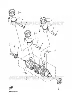 VILEBREQUIN / PISTON pour Yamaha SRX700_OHLINS de 2002
