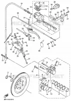 FREIN pour Yamaha VENTURE 700 de 2003