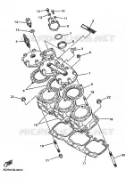 CULASSE pour Yamaha SXR700 de 2001