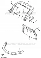BUMPER pour Yamaha VMAX 700 SX de 1999