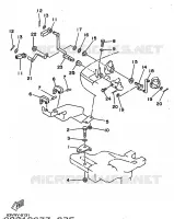 COMMANDE D'ACCELERATEUR 2 pour Yamaha 15F 2 Stroke, Manual Starter, Tiller Handle, Manual Tilt de 1998