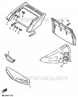 BUMPER pour Yamaha VMAX-4 800 de 1997