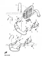 ECHAPPEMENT pour Yamaha VMAX-4 800 de 1997