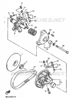 POULIE PRIMAIRE pour Yamaha VMAX-4 800 de 1997