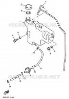 RESERVOIR D'HUILE pour Yamaha VMAX-4 800 de 1997
