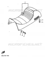 SELLE pour Yamaha VMAX-4 800 de 1997