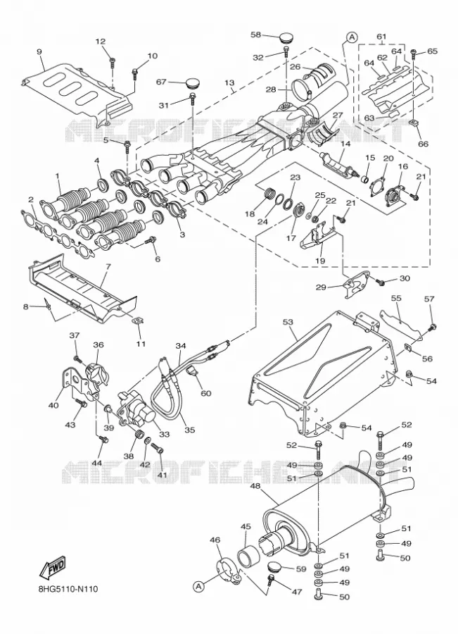 ECHAPPEMENT Yamaha snowmobiles 1000 2017 APEX  RX10ST2