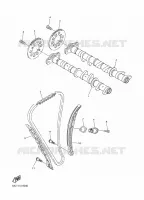 ARBRE A CAMES / CHAINE DE DISTRIBUTION pour Yamaha RS VECTOR LE de 2016