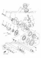 VILEBREQUIN / PISTON pour Yamaha RS VECTOR LE de 2016