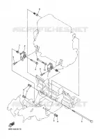 SUPPORT MOTEUR pour Yamaha RS VECTOR X-TX 1.75 de 2017