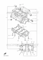 CARTER MOTEUR pour Yamaha RS VECTOR X-TX LE de 2016