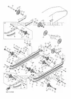 SUSPENSION DE CHENILLE 1 pour Yamaha RS VECTOR X-TX LE de 2016