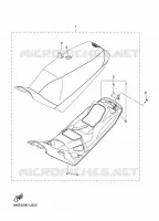 SELLE pour Yamaha SIDEWINDER B-TX LE 153 de 2020