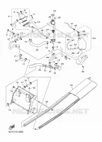 RADIATEUR / DURITES pour Yamaha SIDEWINDER L-TX DX de 2019