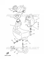 ALIMENTATION CARBURANT 1 pour Yamaha F4A 4 Stroke, Manual Starter, Tiller Handle, Manual Tilt de 2008