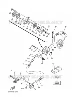 ALIMENTATION CARBURANT 2 pour Yamaha F4A 4 Stroke, Manual Starter, Tiller Handle, Manual Tilt de 2008