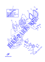 CYLINDRE / CARTER MOTEUR 1 pour Yamaha F4A 4 Stroke, Manual Starter, Tiller Handle, Manual Tilt de 2007