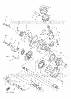 VILEBREQUIN / PISTON pour Yamaha SRVIPER L-TX de 2019