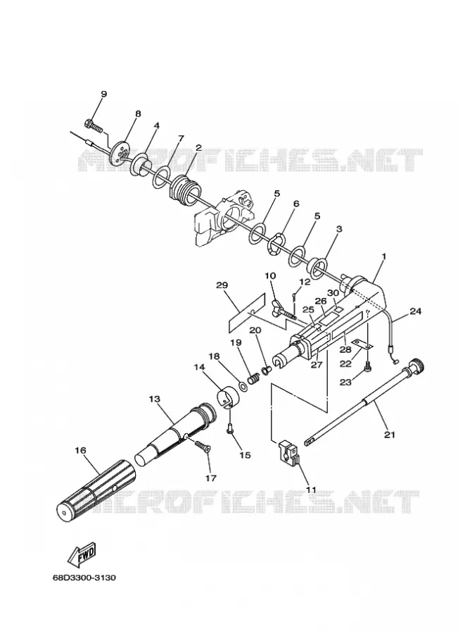 DIRECTION Yamaha OUTBOARD ENGINES 4hp (2.9kW) 2006 F4  F4AMHS