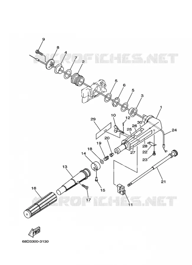 DIRECTION Yamaha OUTBOARD ENGINES 4hp (2.9kW) 2005 F4  F4AMHL