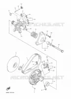 POULIE PRIMAIRE pour Yamaha SRVIPER R-TX SE de 2017