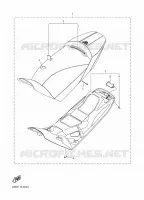 SELLE pour Yamaha SRVIPER R-TX SE de 2017