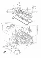 CULASSE pour Yamaha SRVIPER S-TX DX 146 de 2017