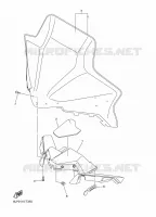 PARE BRISE pour Yamaha VK PROFESSIONAL II de 2020