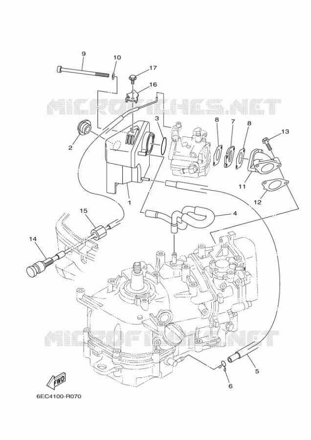ADMISSION Yamaha OUTBOARD ENGINES 4hp (2.9kW) 2018 F4  F4BMHS
