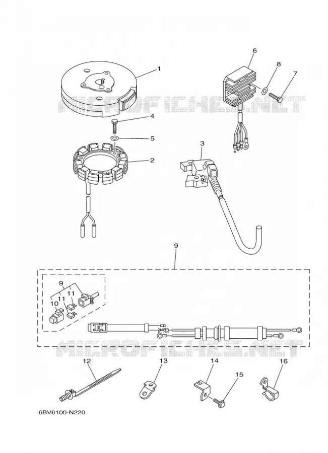 PIÈCES OPTIONNELLES Yamaha OUTBOARD ENGINES 5hp (3.7kW) 2014 F5  F5AMHS