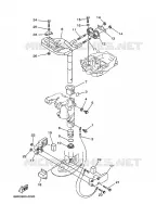 SUPPORT 2 pour Yamaha F6B 4 Stroke, Manual Starter, Tiller Handle, Manual Tilt de 2001