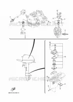 PIECES D'ENTRETIEN pour Yamaha F6C Manual Starter, Tiller Handle, Manual Tilt, Shaft 15