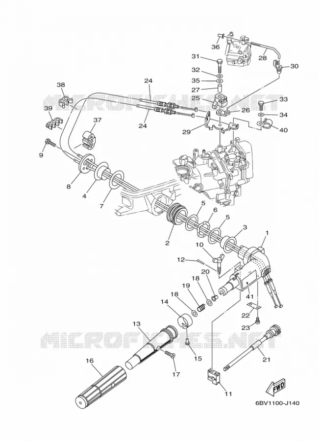 DIRECTION Yamaha OUTBOARD ENGINES 6hp (4.4kW) 2012 F6  F6CMHS
