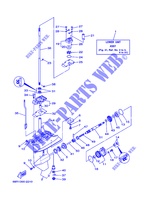 BOITIER D'HELICE ET TRANSMISSION 1 pour Yamaha F8M Manual Start, Manual Tilt, Tiller Control, Shaft 15