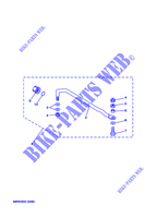 FIXATION DE DIRECTION pour Yamaha F8M Manual Start, Manual Tilt, Tiller Control, Shaft 15
