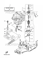 PIÈCES OPTIONNELLES pour Yamaha F8C Manual Starter, Tiller Handle, Manual Tilt, Shaft 15