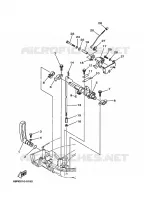 COMMANDE D'ACCELERATEUR pour Yamaha F8C 4 Stroke de 2001
