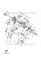SUPPORT 1 pour Yamaha F8C 4 Stroke de 2001