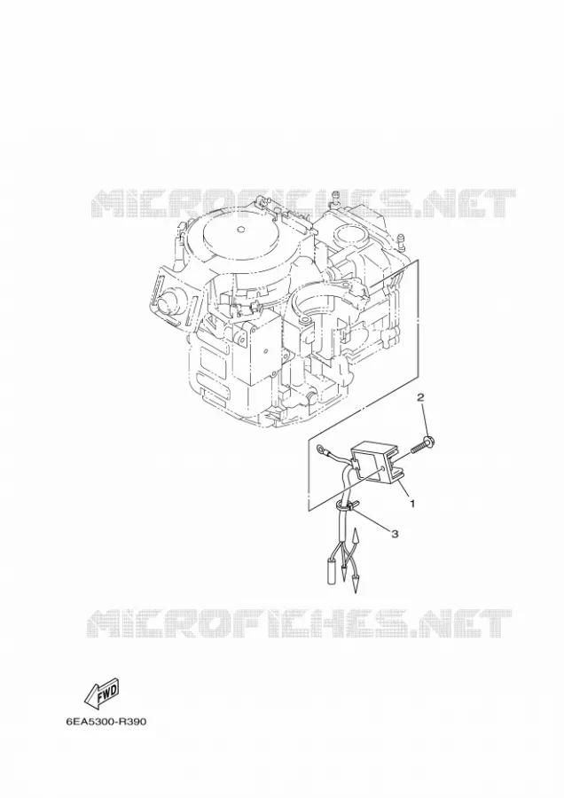 PIÈCES OPTIONNELLES 3 Yamaha OUTBOARD ENGINES 8hp (5.9kW) 2019 F8  F8FMHS