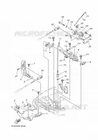 COMMANDE D'ACCELERATEUR 2 pour Yamaha F8F Electric Starter, Remote Control, Manual Tilt, Shaft 20
