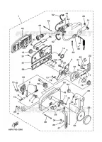 BOITIER DE COMMANDE A DISTANCE pour Yamaha F9.9C Electric Starter, Remote Control, Manual Tilt, Shaft 20