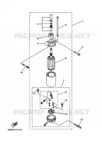 DEMARREUR pour Yamaha F9.9C Electric Starter, Remote Control, Manual Tilt, Shaft 20