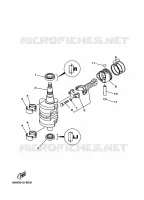 VILEBREQUIN / PISTON pour Yamaha F9.9C Electric Starter, Remote Control, Manual Tilt, Shaft 20